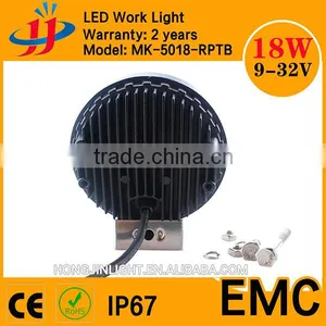 Hot Sale 18W 12v Led Light Machine Truck Waterproof IP67cheap off Road Lights Spot Work Light thumbnail-4