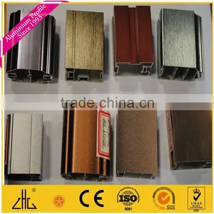 Wow!! Wooden Imitation Aluminium Porifle for Wall Siding, Brush Aluminium Profile for Wardrobe Furniture, Brushed Aluminium Tube thumbnail-2