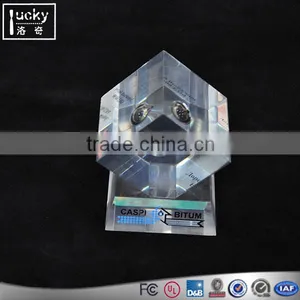 Embedded Acrylic Display,Clear Oil Paperweight,Crystal Oil Stands thumbnail-1