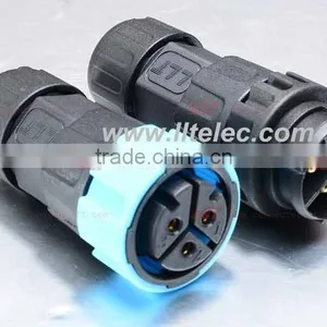 M25 2 Poles Snap-in Style Auto Locking Waterproof Connector thumbnail-2