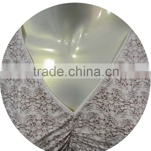V-neck Front Gather Ribbon Trim Shortie thumbnail-6
