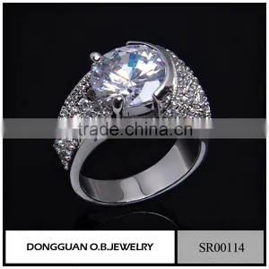 316l Stainless Steel Ring Butterfly Ring In Silver Jewelr With Colorful Cz thumbnail-4