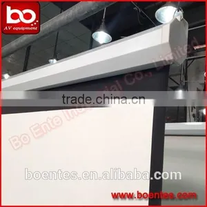 Conference System for 84 Inch Fast Folding Remote Control Matte White Electric Projection Screen thumbnail-4