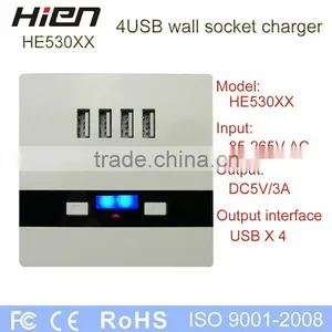 Best Selling Usb Socket Wall Switches and Sockets With 4 Usb Port thumbnail-2