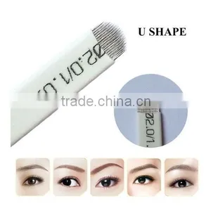 Dia 0.2mm 0.25mm Pin U Shape Microblading Needles for Permanent Makeup thumbnail-1
