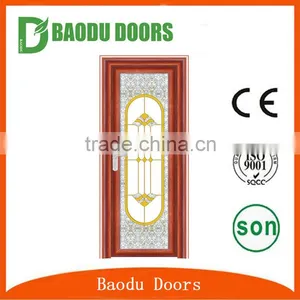 Baodu Bedroom Doors Design Aluminium Alloy Frosted Glass Door thumbnail-4