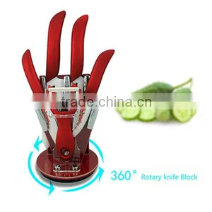 New Products 360 Rotating Round Acrylic Knife Display Stand thumbnail-1