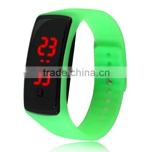 Sports Style Unisex Silicone Led Light Wristwatch Electronic Watch thumbnail-6