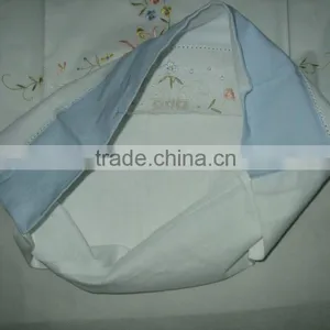 Colorful Flowers and Stems Embroidered Hemstitched Pillowcovers thumbnail-3