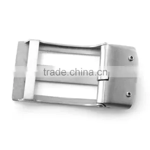 2015 Hotsale Stainless Steel Flat Leather Belt Buckle thumbnail-1