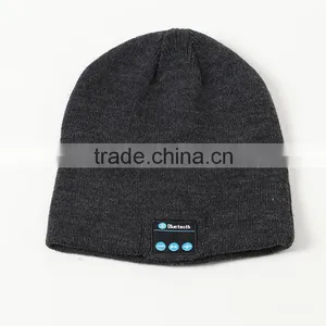 Bluetooth Beanie Hat,Winter Outdoor Sport Premium Knit Cap With Wireless Stereo Headphone thumbnail-5