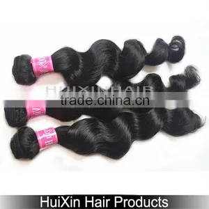 Wholesale AAAAA Virgin Brazilian Weave Hair Unprocessed Natural Loose Curl Wholesale Brazilian Virgin Hair thumbnail-1