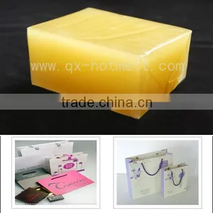 Yellowish and Odorlessness Hot Melt Glue for Handbag Bonding thumbnail-1