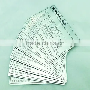 Aluminum Printing Nameplate, Decorative Aluminum Sheet Metal Nameplate Printed thumbnail-4