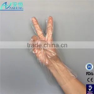 100 Disposable Gloves Plastic Cleaning Gardening Garden Home Medical Salon PE Gloves thumbnail-2