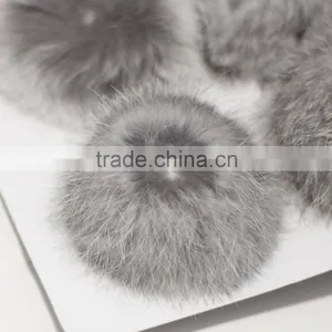 Factory Price Rabbit Fur Poms for Keychain thumbnail-6