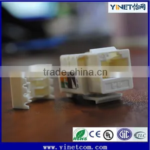 Factory Sales Best Price UTP CAT 5E Unshielded Keystone Jack for Cat 5e/6 Cables thumbnail-5