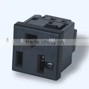 3 Pins Type American Electrical Electric Socket 20A 125V Female Industrial Socket thumbnail-1
