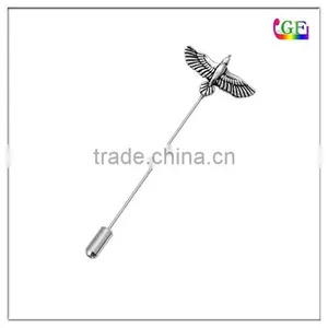 Silver Raven Stickpin Stick Pin thumbnail-1