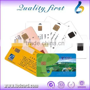 LBD PVC Blank Card Contact Smart IC Card 86x54mm Chip SLE5528 thumbnail-5