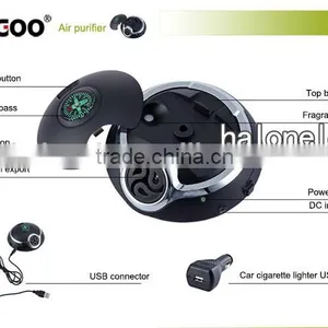 Mini Popular Car Air Purifier Car Air Cleaner With USB Plug And Cigarette Light thumbnail-2