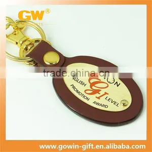 Promotional Leather Keychain,leather Keyring,leather Key Holder thumbnail-2