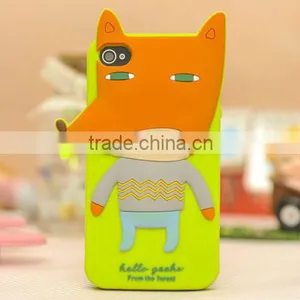 3D Silicone Animal Case for IPhone 4 thumbnail-1