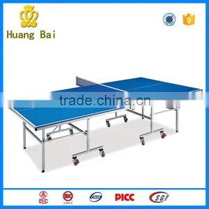 Outdoor Double Folding and Moving Table Tennis Table thumbnail-6