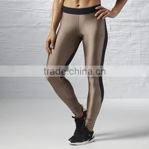 Nylon Spandex Seamless Made by 4 Needles and 6 Threads Womens High Waist Yoga Pants thumbnail-3