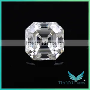 China Factory Synthetic Diamond Asscher Cut Forever Brilliant Moissanite Stones thumbnail-1