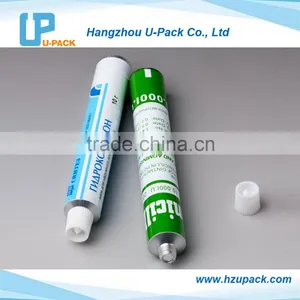 Ribbed Screw Cap Aluminum Collapsible Tube for Oitments and Ung Aluminium Medical Packaging thumbnail-3