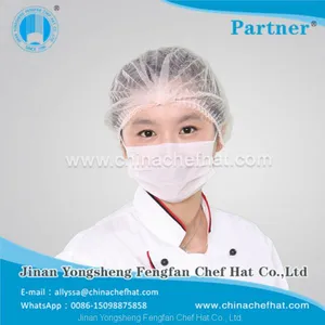 10g Non Woven Mop Cap White/ Blue/black/green Hairnet( Single Elastic) thumbnail-5