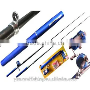 Mini Pocket Aluminum Alloy Pen Fishing Rod thumbnail-1
