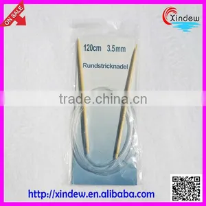 100 cm Circular Bamboo Knitting Needles in OPP Bag thumbnail-1