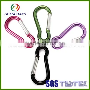 Hot Selling Colorful Round Aluminum Carabiner thumbnail-3