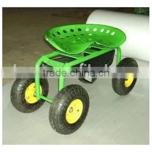 Rolling Steel Sand Beach Garden Wagon Cart thumbnail-3