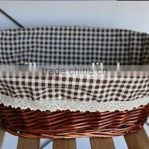 2016 Jiayu Multifunctional Woven Wicker Storage Baskets With Spacer With Cutting Handle thumbnail-1
