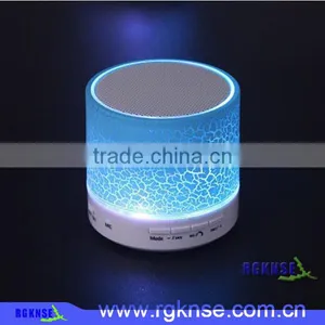 RGKNSE High Quality LED Speaker 300mAh Wireless Bluetooth Speaker With LED Light Brass Mini Speaker thumbnail-5