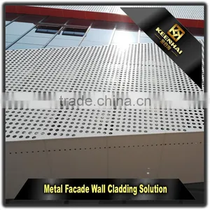 Architectural Laser Cutting Aluminium Perforated Facade Panel for Decor thumbnail-1