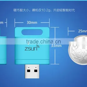 2015 Newest Wireless sd Card Reader Support for Android /ios Systerm Wifi sd Card Reader USB Interface thumbnail-1