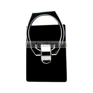 2017 Flower Shaped Ring Phone Holder, Single Diamond Metal Holder thumbnail-2