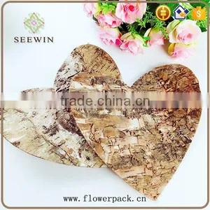 Love Series Natural Flower Wood Bark Engraving Type thumbnail-1