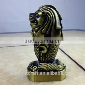 Singapore Souvenirs Gifts Bronze Merlion Statue thumbnail-1