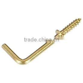 Antique Brass Metal Hat Hook thumbnail-3