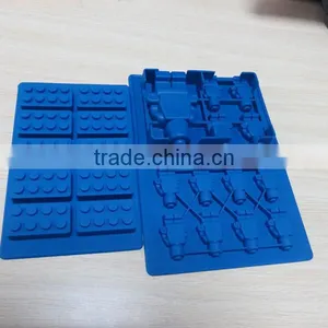 Brick Ice Cube Tray Silicone Mould Build Fun Ice Bricks Party Chocolate thumbnail-4