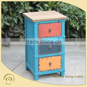 Small Wood Drawer Cabinet Storage thumbnail-1