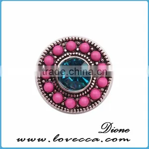 New Arrival Guangzhou Wholesale Rhinestone Snap Button Alloy Jewlery thumbnail-1
