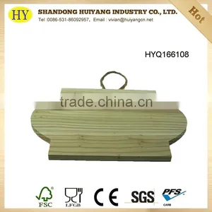 New Design Unfinished Lantern Shape Wood Door Decorative Plaque thumbnail-1