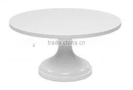 White Metal Round Cake Stand thumbnail-1