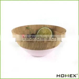 Wholesale Salad Bowl Mad of Bamboo Homex BSCI/Factory thumbnail-3